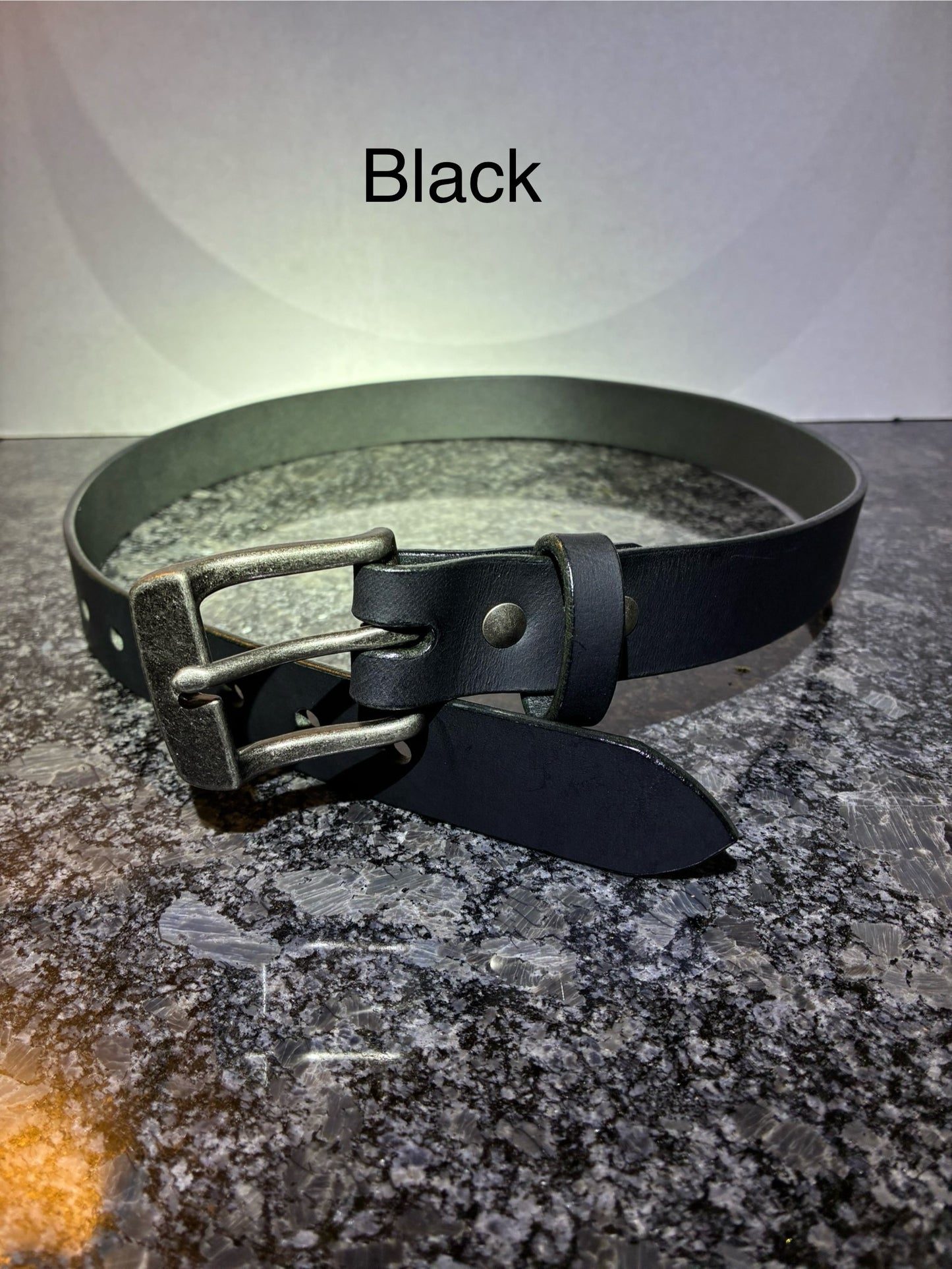 Crazy Horse water buffalo handmade leather belts