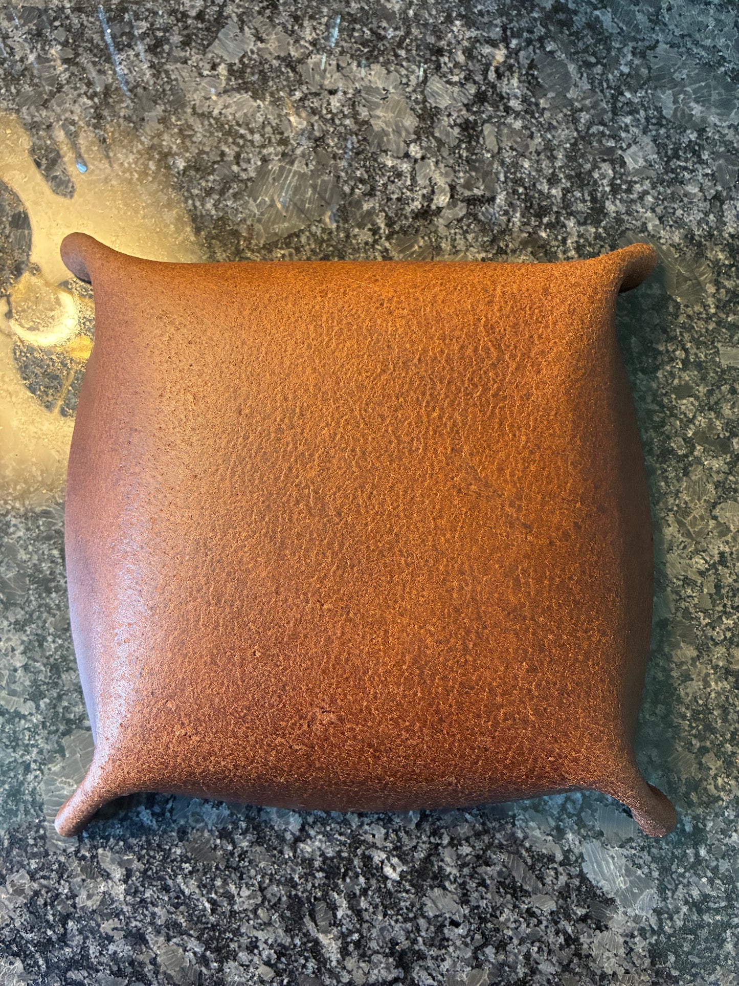 Crazy Horse water buffalo leather valet trays/NO extra charge on engraving