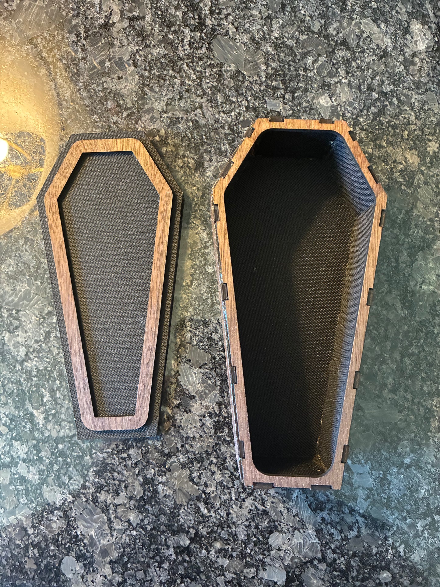 Laser cut coffin box/case
