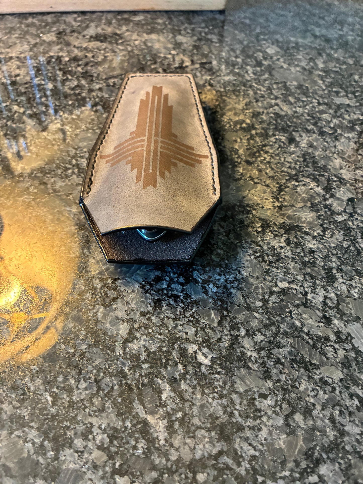 EDC/Slip/fixed coffin cross sheath with belt clip or without read description for needs