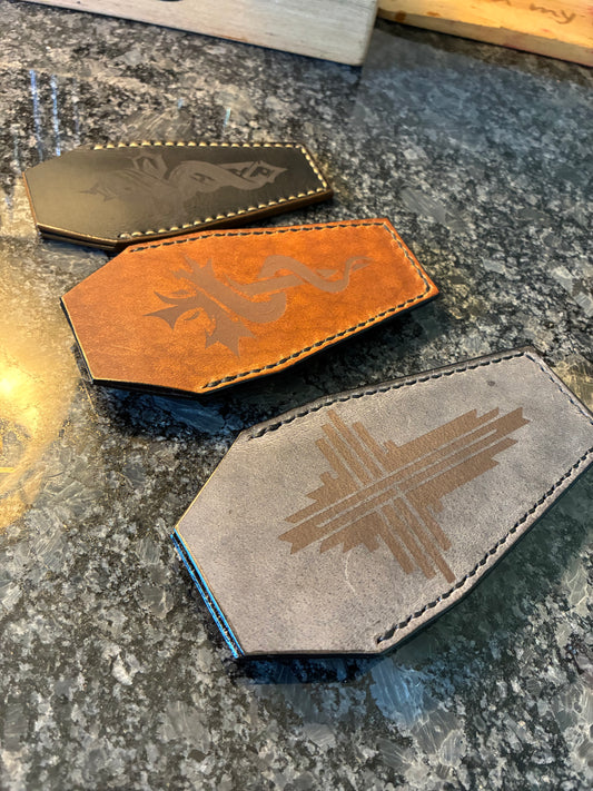 EDC/Slip/fixed coffin cross sheath with belt clip or without read description for needs