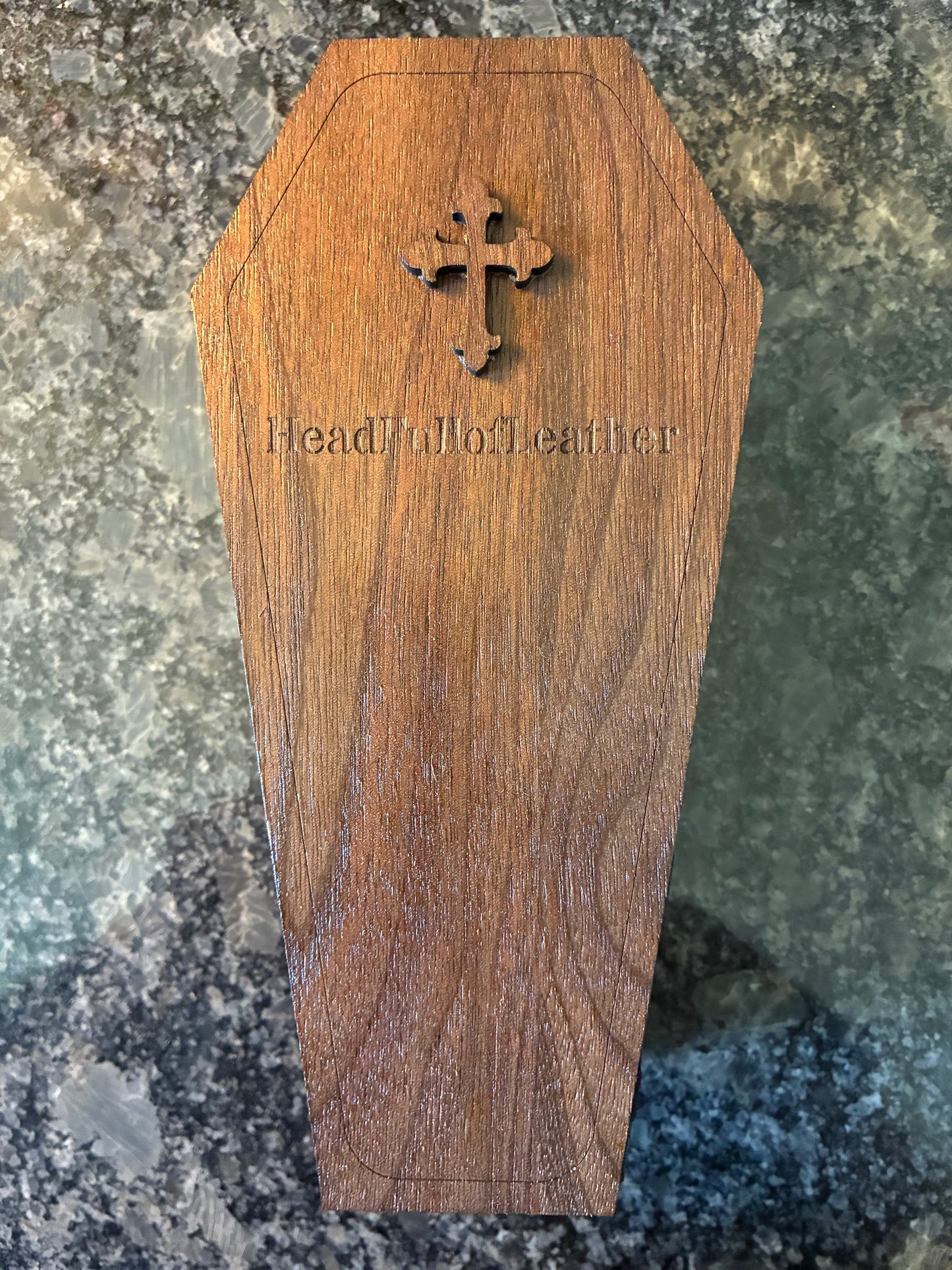 Laser cut coffin box/case