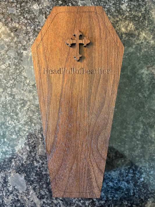 Laser cut coffin box/case