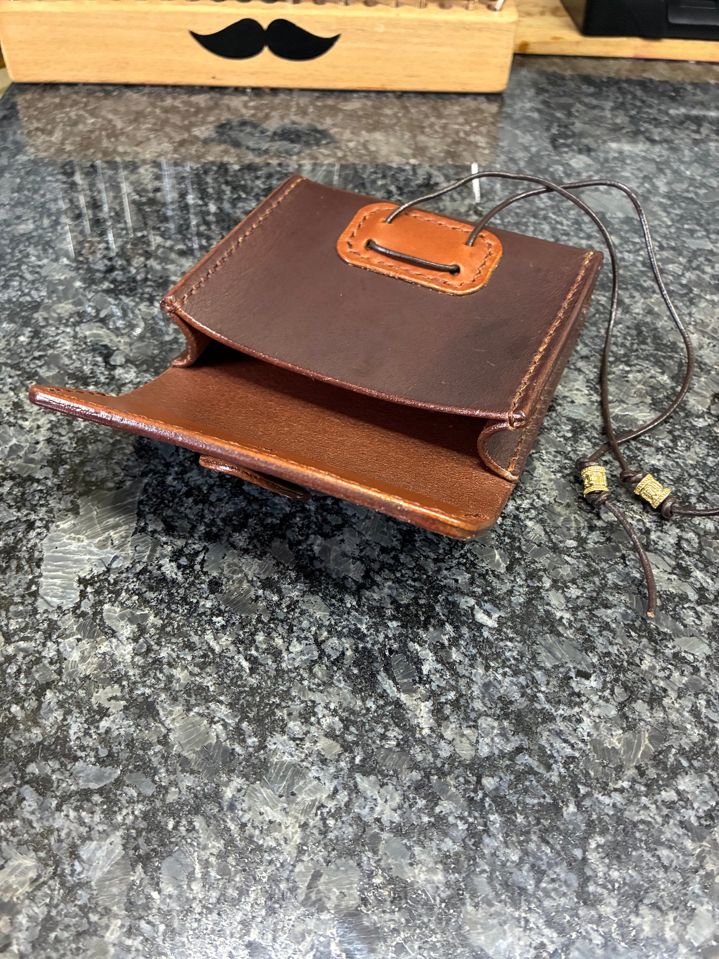 Leather carrying case