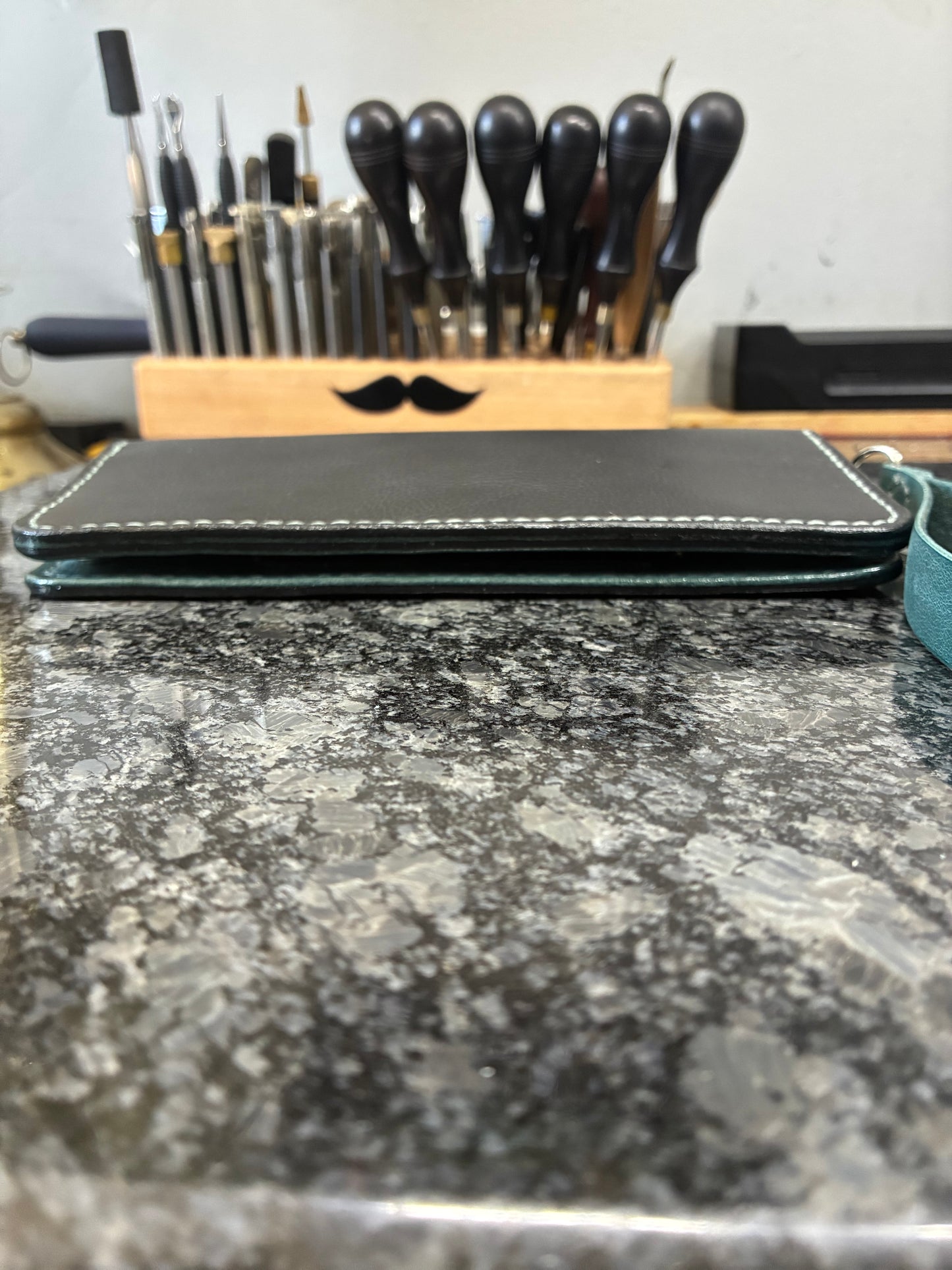 Ladies Simple leather long wallet