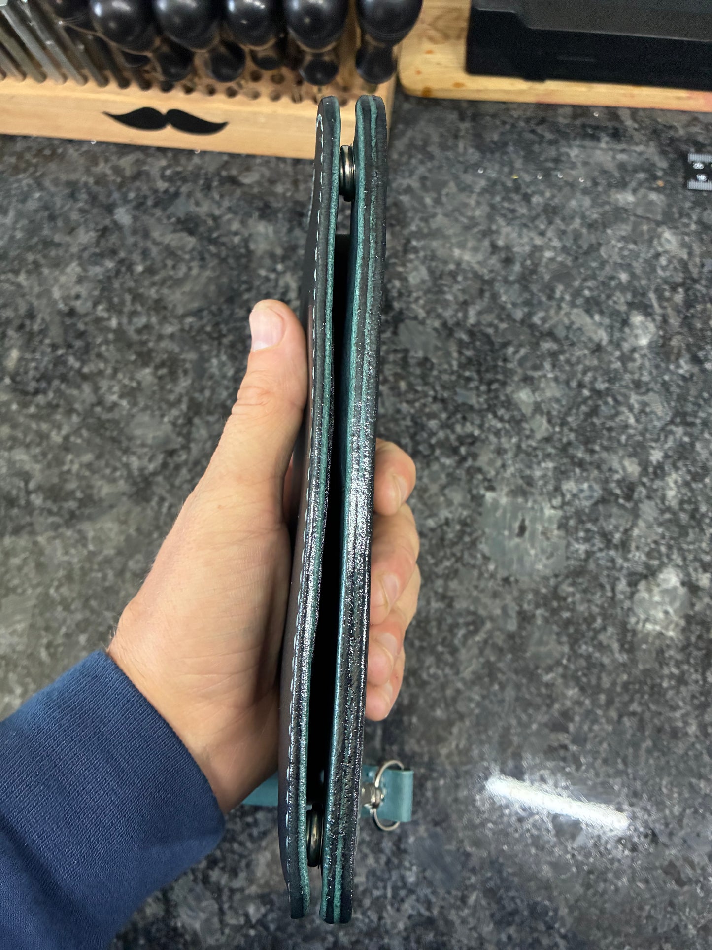 Ladies Simple leather long wallet